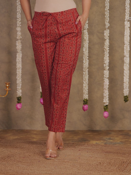 Soft Cotton Bandhani Pant