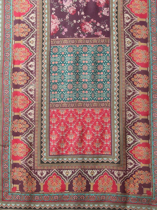 FASHOR Women Ethnic Motifs Printed Beads and Stones Kurta