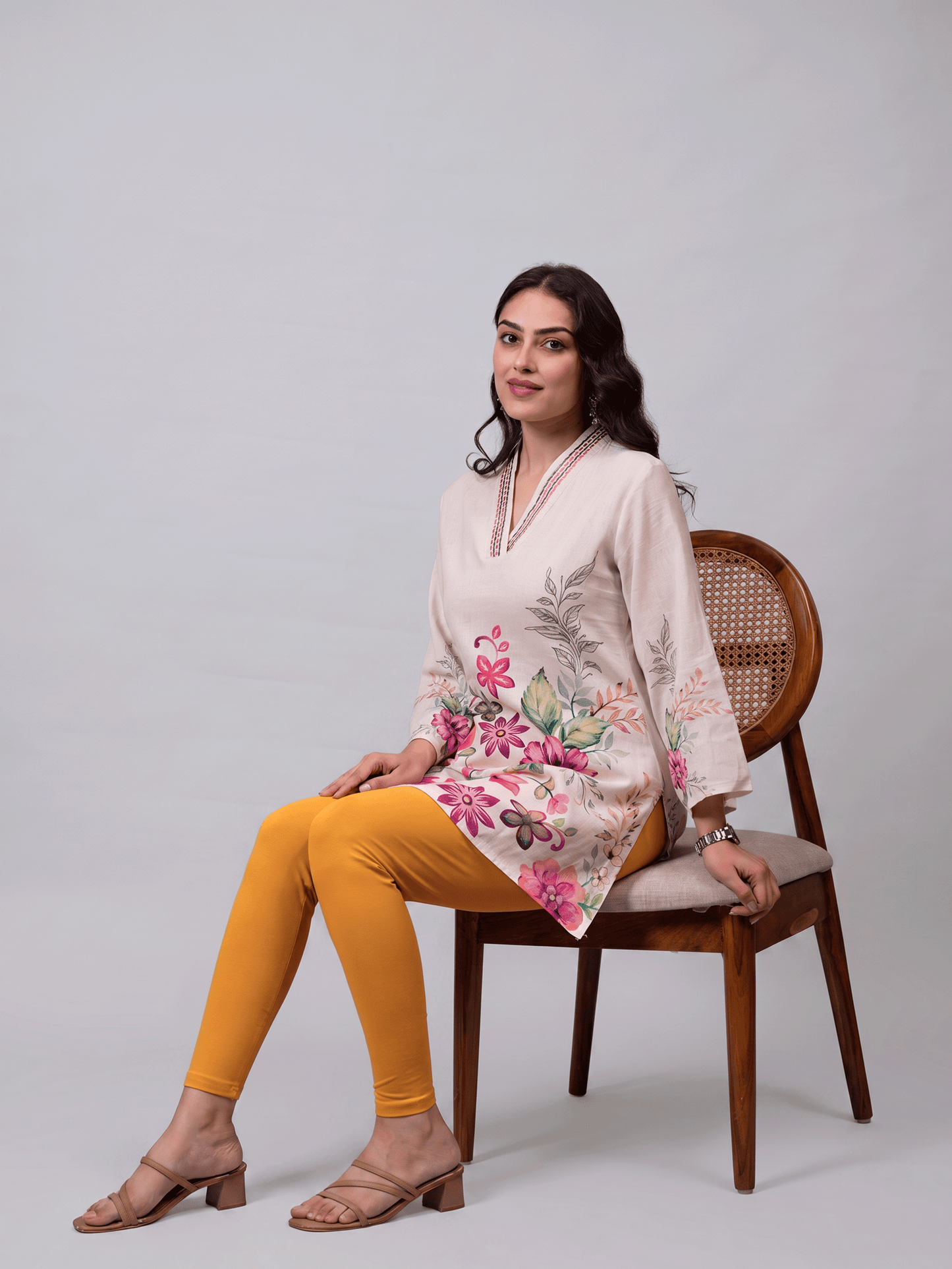 Knit Solid Mustard Leggings