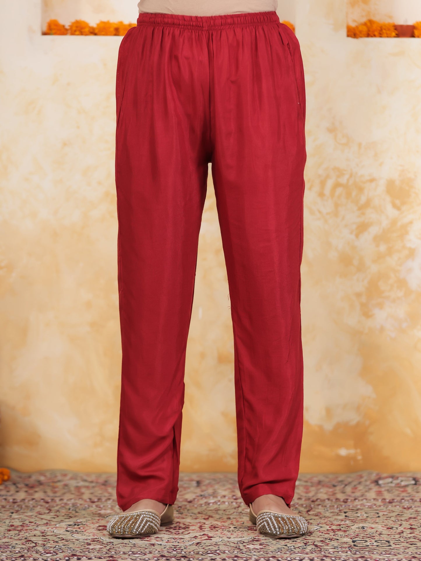 Zari Multi Coloured Bandhani Viscose Jacquard Straight Kurta