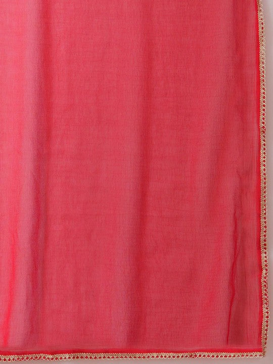 FASHOR Women Ethnic Motifs Embroidered Panelled Kurta