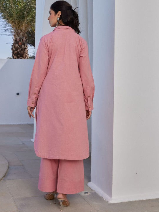 TARA-C-TARA Pure Cotton Tunic With Palazzo Co-Ords