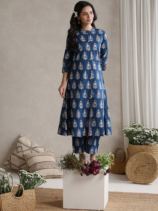 Printed Cotton Tunic With Trouser Co-Ords